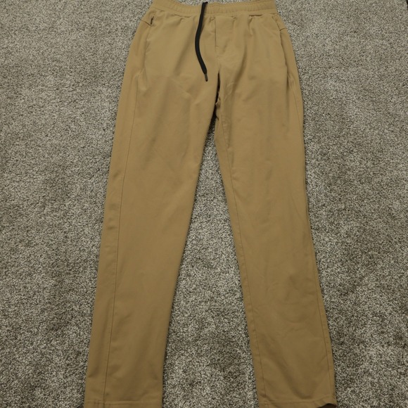 Public Rec Pants Mens 28x32‎ Khaki Tan All Day Every Day Jogger Stretch Nylon - Picture 1 of 11